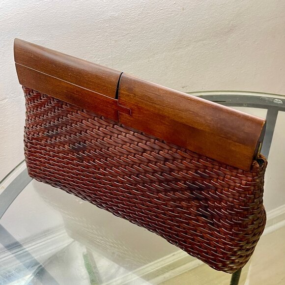 De Vecchi by Hamilton Hodge vintage woven leather bag - Picture 4 of 8